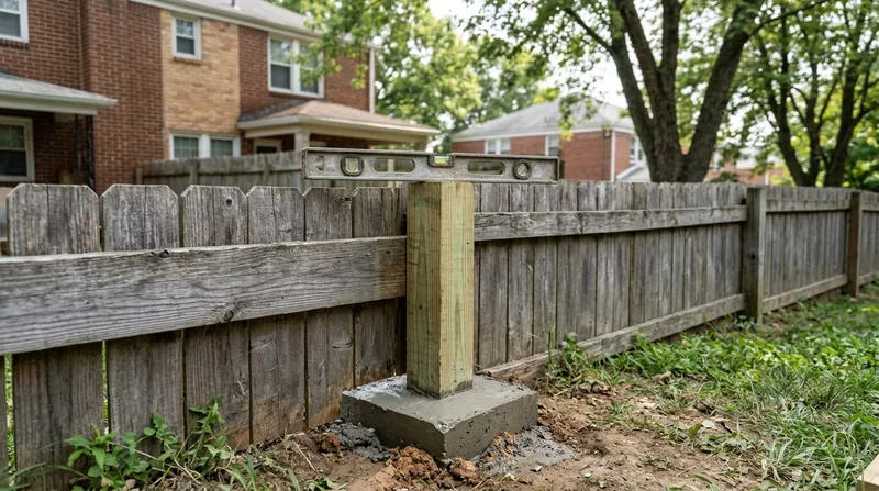 Fence Post Repair & Replacement Washington